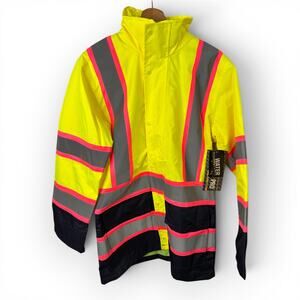 Utility Pro Hi-Vis ANSI Class II Waterproof Safety Jacket Womens Size Large NEW